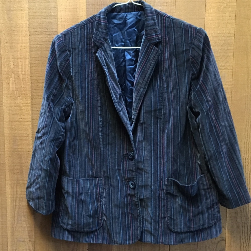 🌻 5/$25 Vintage Velvet 3/4 Sleeve Jacket